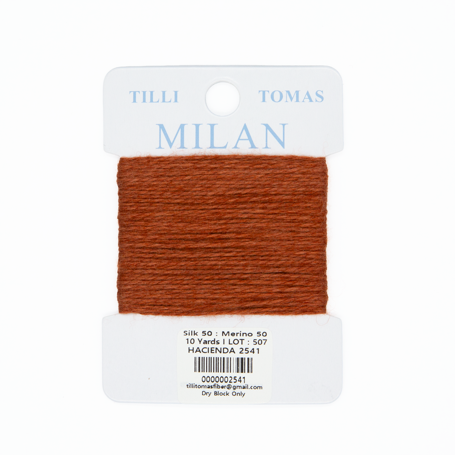 Milan Cards - 2541 Hacienda — silk card for needlepoint, 13 mesh