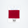 Milan Cards - 2552 Vermilion — silk card for needlepoint, 13 mesh