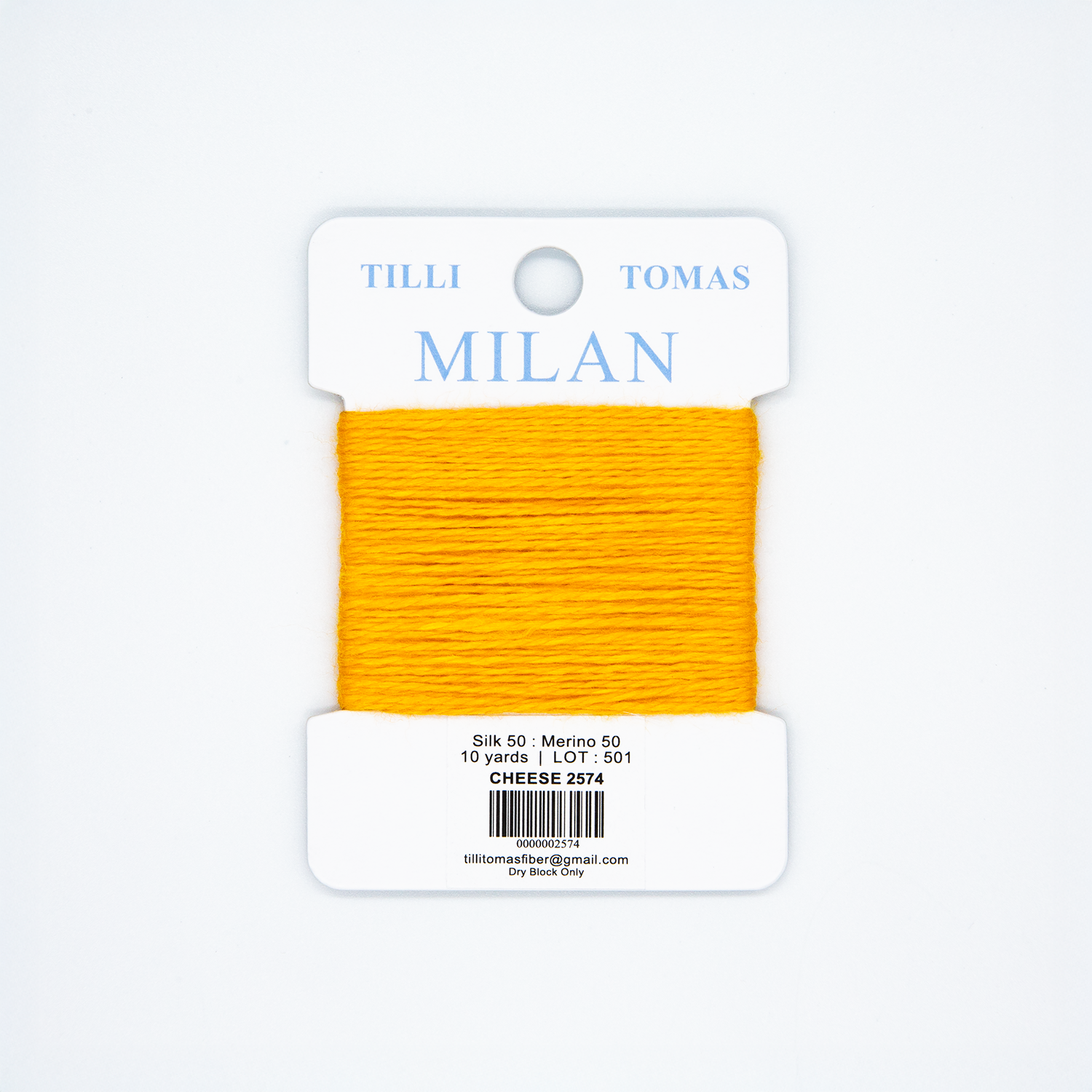 Milan Cards - 2574 Cheese — silk card for needlepoint, 13 mesh