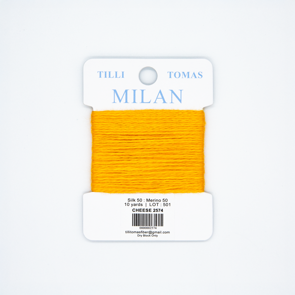 Milan Cards - 2574 Cheese — silk card for needlepoint, 13 mesh