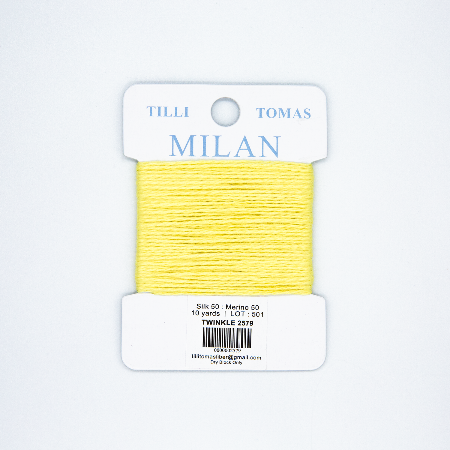 Milan Cards - 2579 Twinkle — silk card for needlepoint, 13 mesh