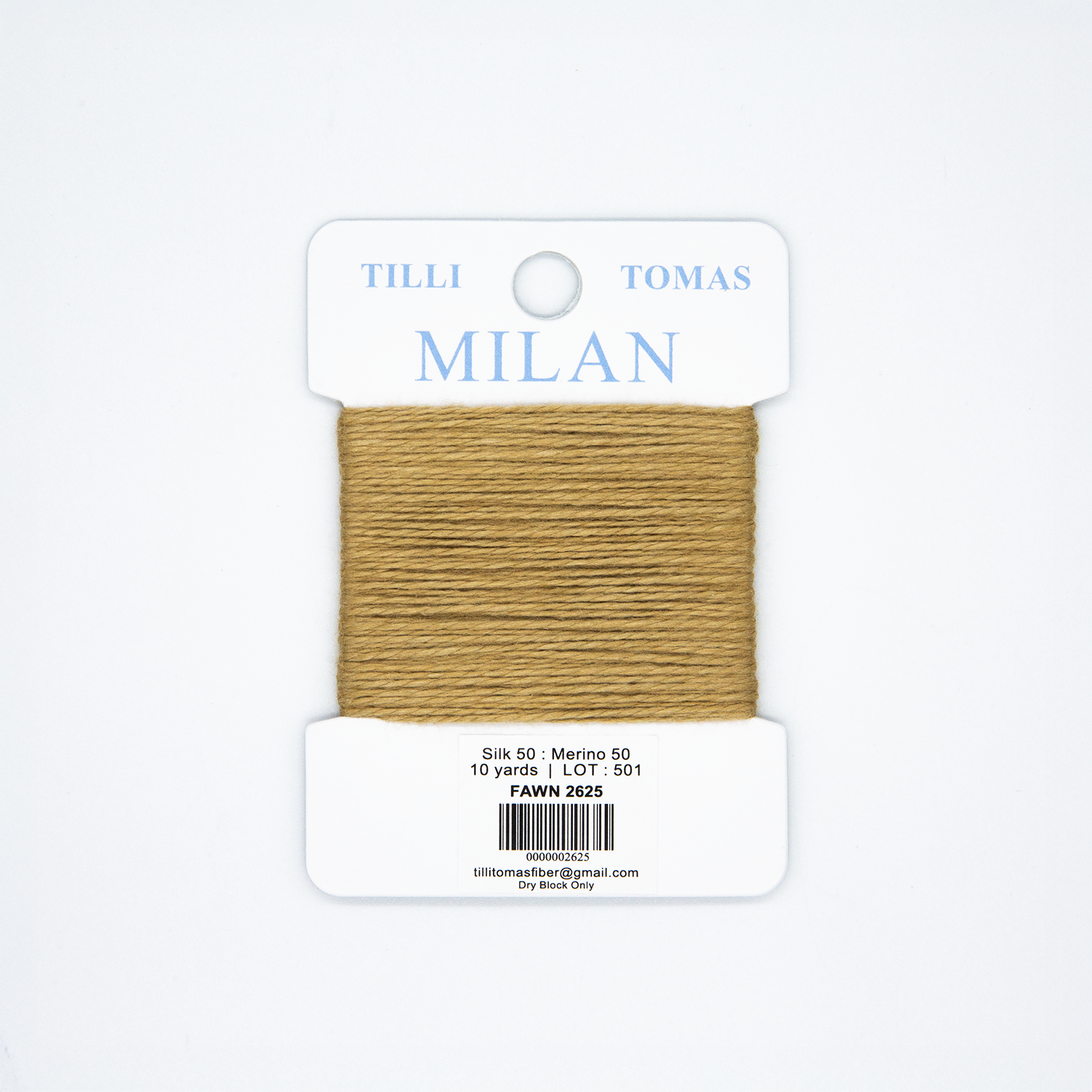 Milan Cards - 2625 Fawn — silk card for needlepoint, 13 mesh