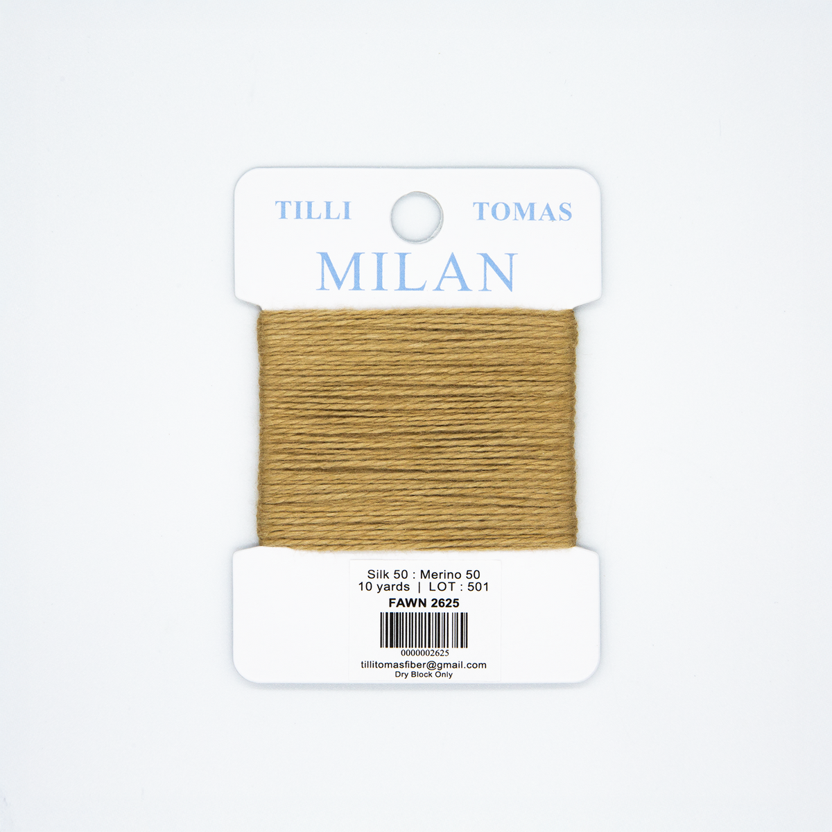 Milan Cards - 2625 Fawn — silk card for needlepoint, 13 mesh