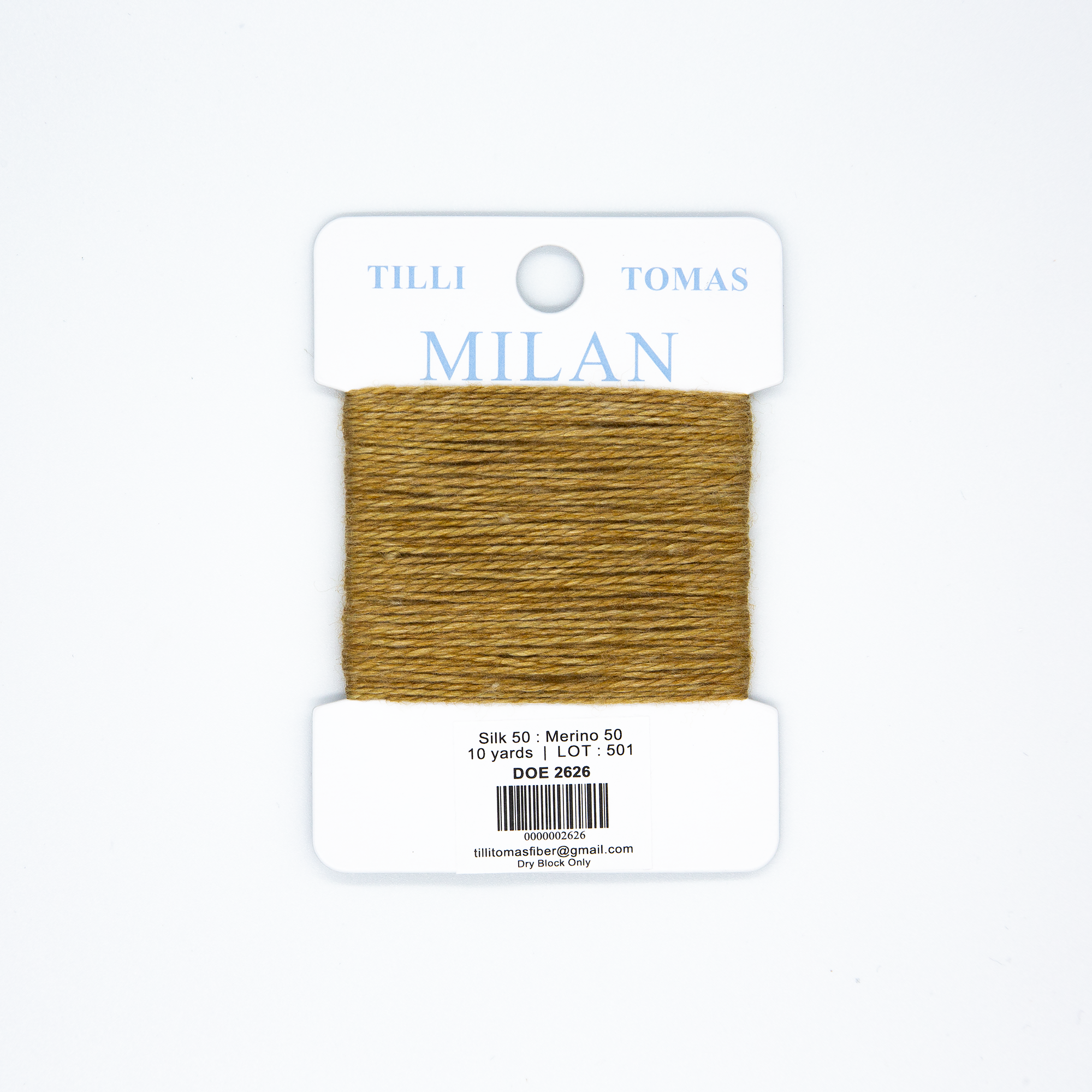 Milan Cards - 2626 Doe — silk card for needlepoint, 13 mesh