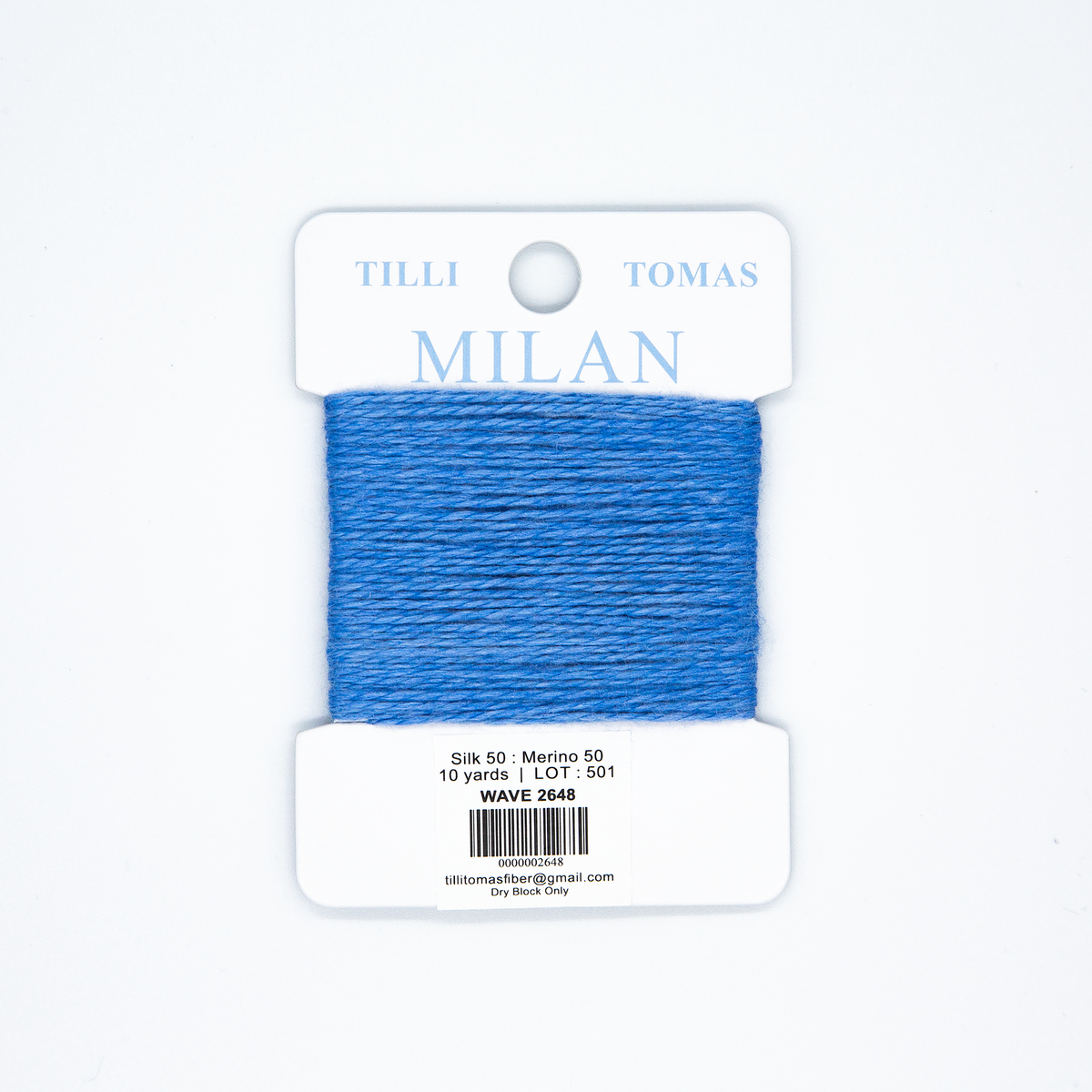 Milan Cards - 2648 Wave — silk card for needlepoint, 13 mesh