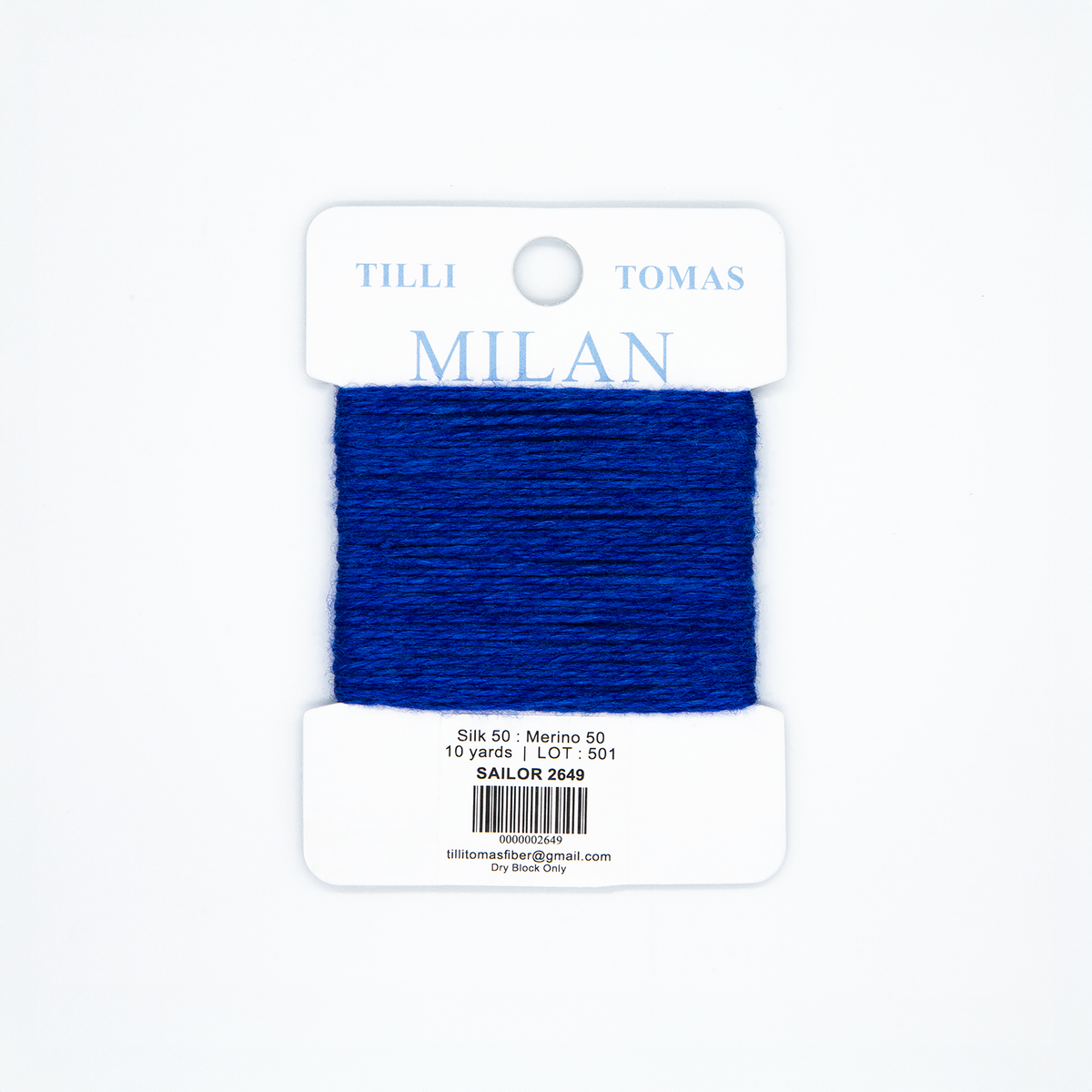 Milan Cards - 2649 Sailor — silk card for needlepoint, 13 mesh