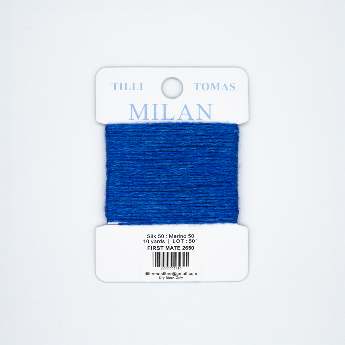 Milan Cards - 2650 First Mate — silk card for needlepoint, 13 mesh