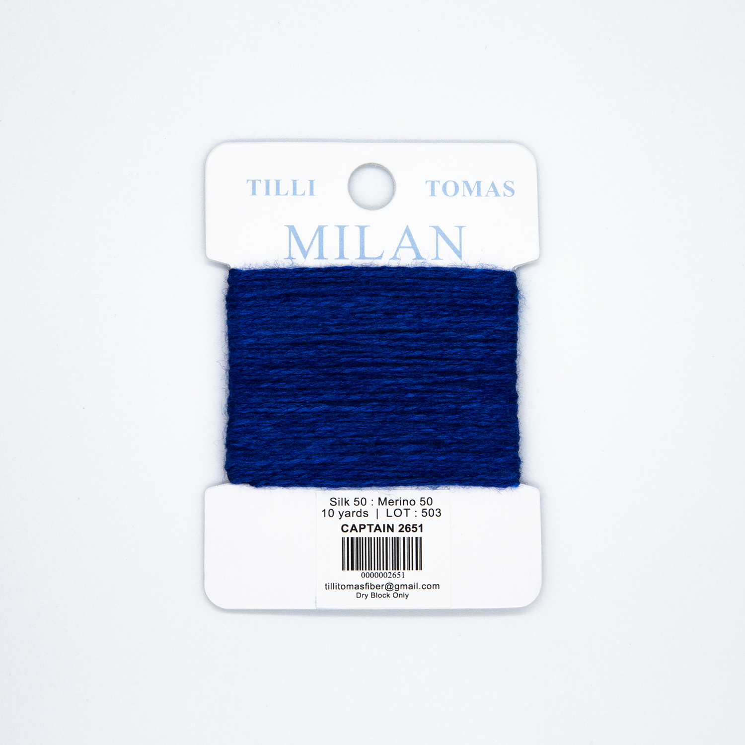 Milan Cards - 2651 Captain — silk card for needlepoint, 13 mesh