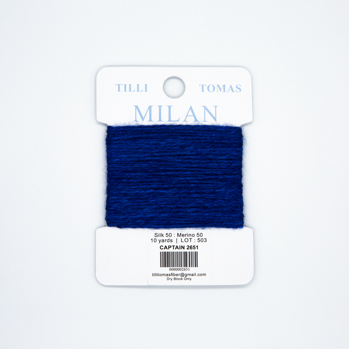 Milan Cards - 2651 Captain — silk card for needlepoint, 13 mesh