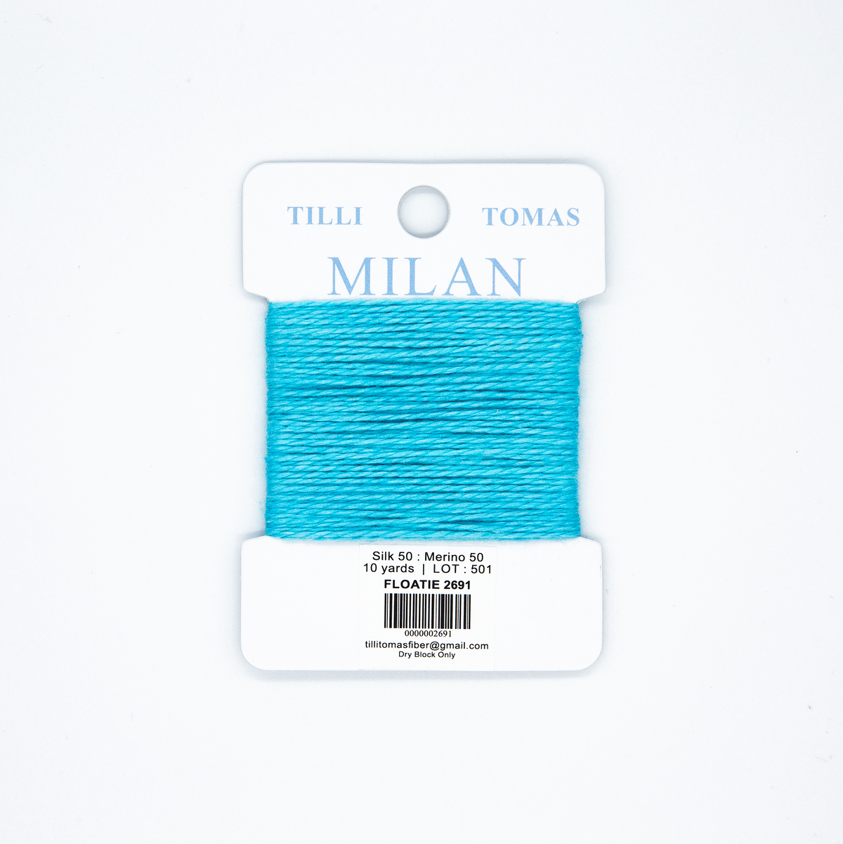 Milan Cards - 2691 Floatie — silk card for needlepoint, 13 mesh
