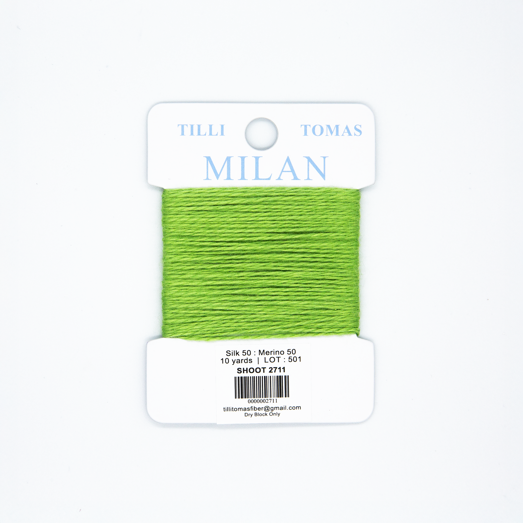 Milan Cards - 2711 Shoot — silk card for needlepoint, 13 mesh