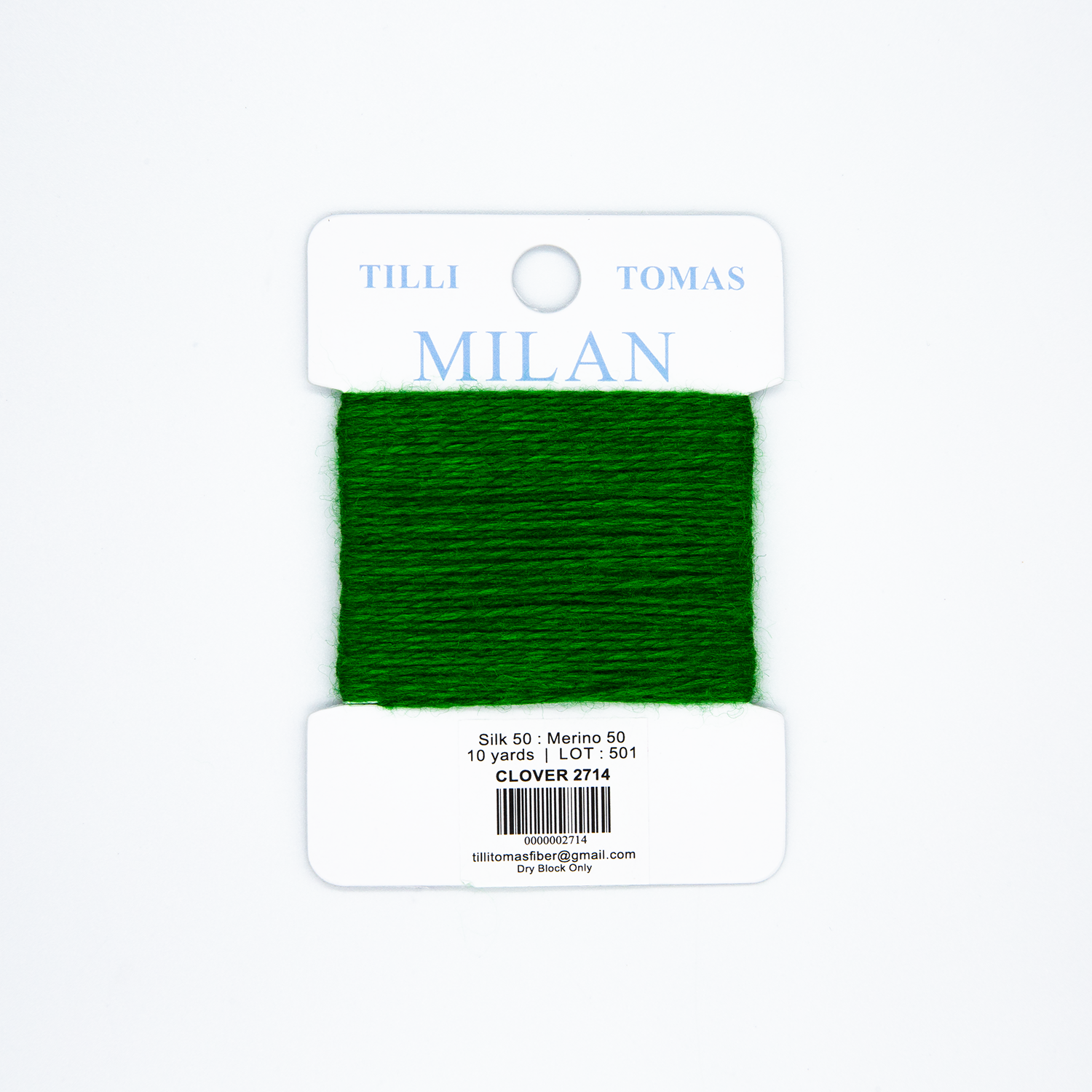 Milan Cards - 2714 Clover — silk card for needlepoint, 13 mesh