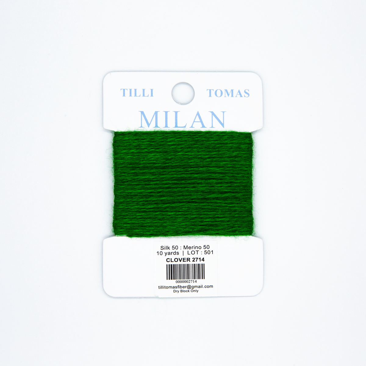 Milan Cards - 2714 Clover — silk card for needlepoint, 13 mesh