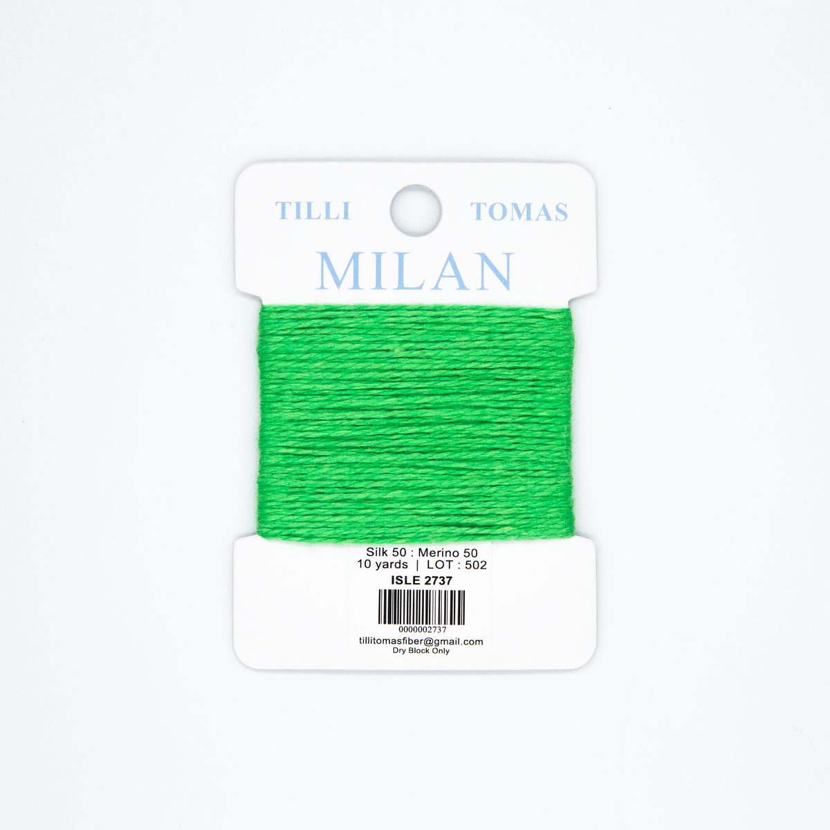 Milan Cards - 2737 Isle — silk card for needlepoint, 13 mesh