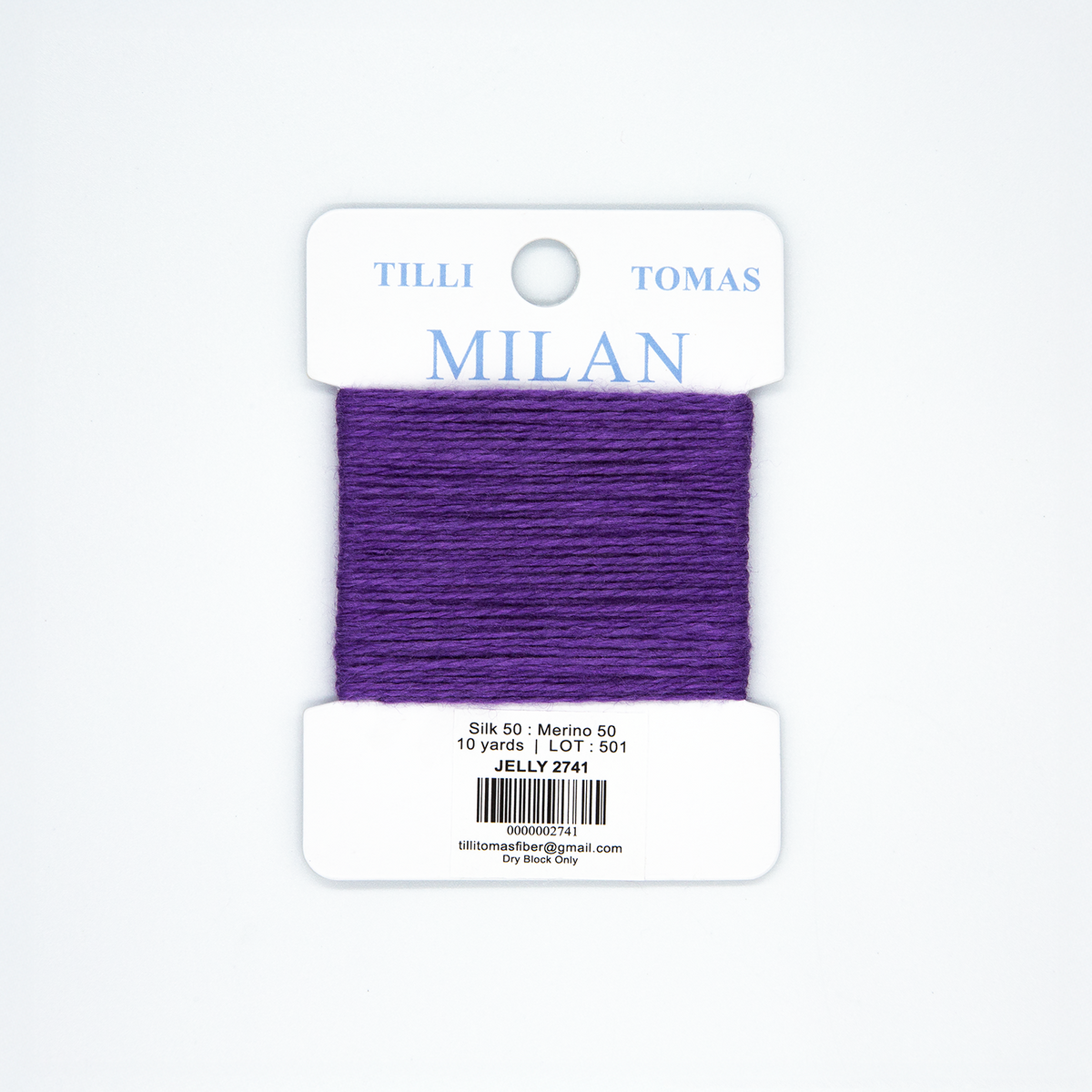 Milan Cards - 2741 Jelly — silk card for needlepoint, 13 mesh