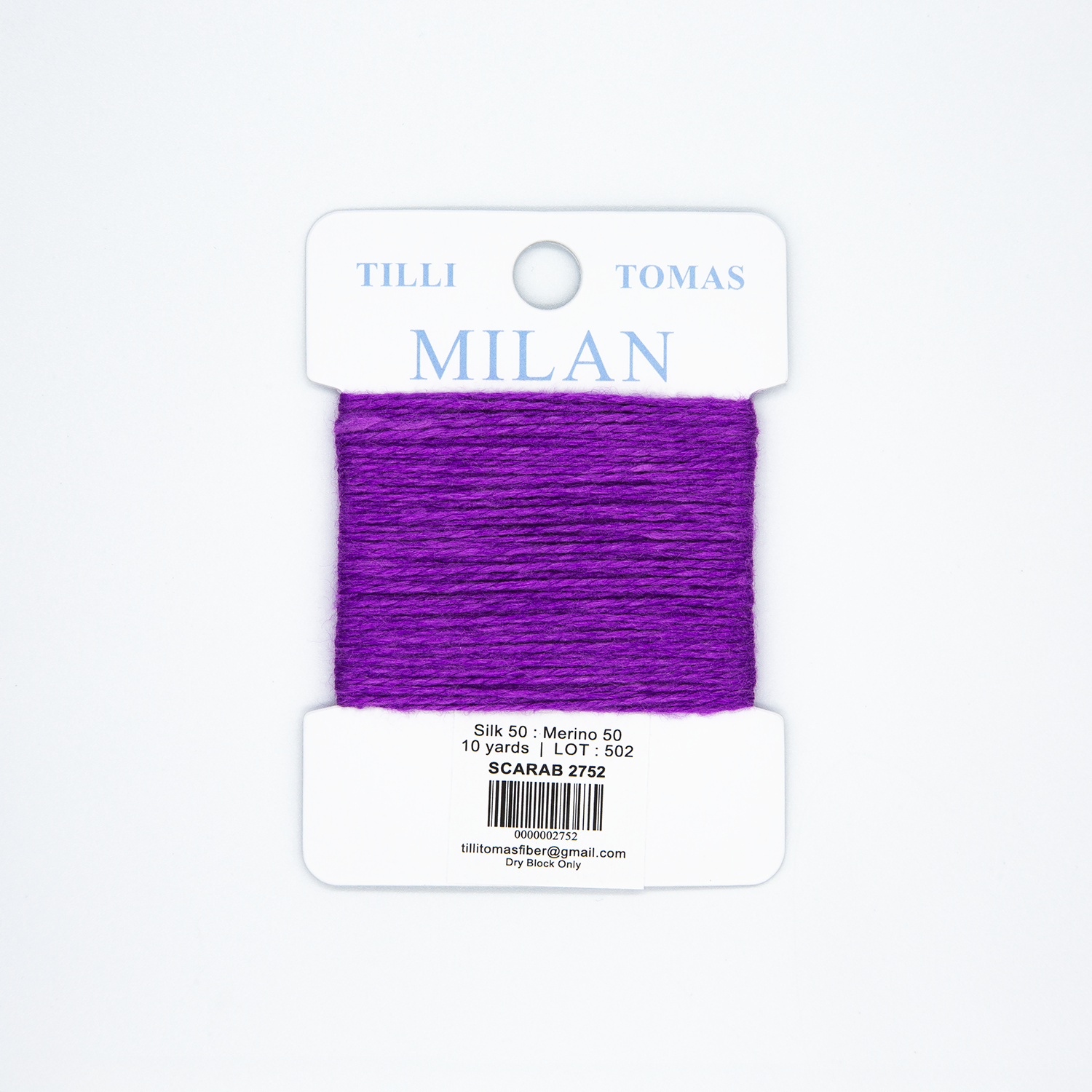 Milan Cards - 2752 Scarab — silk card for needlepoint, 13 mesh