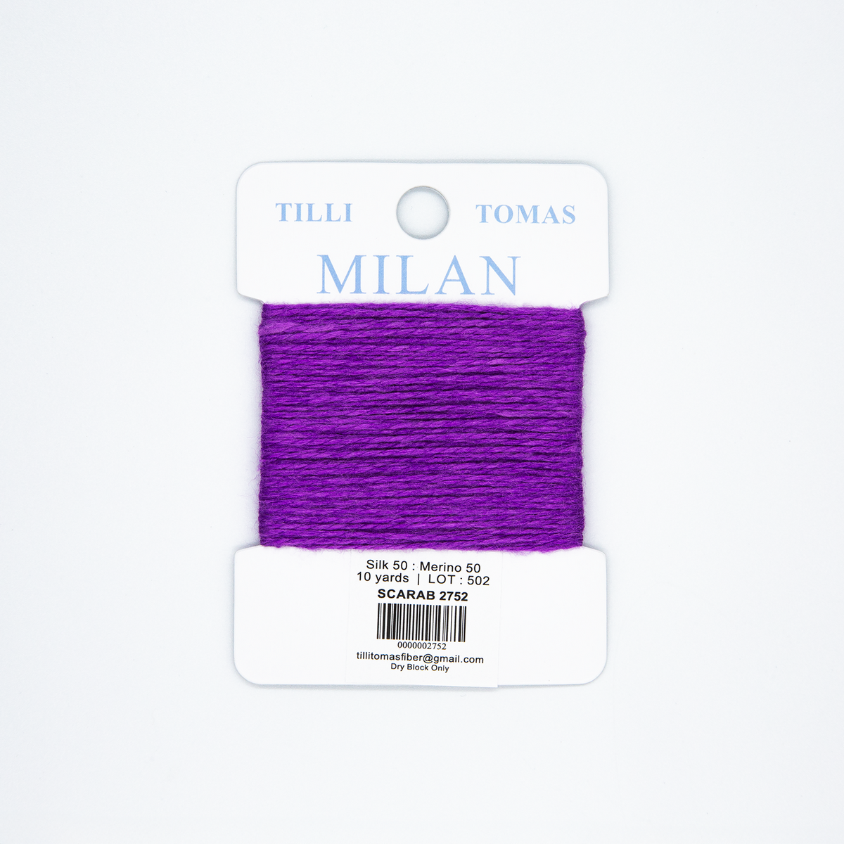 Milan Cards - 2752 Scarab — silk card for needlepoint, 13 mesh