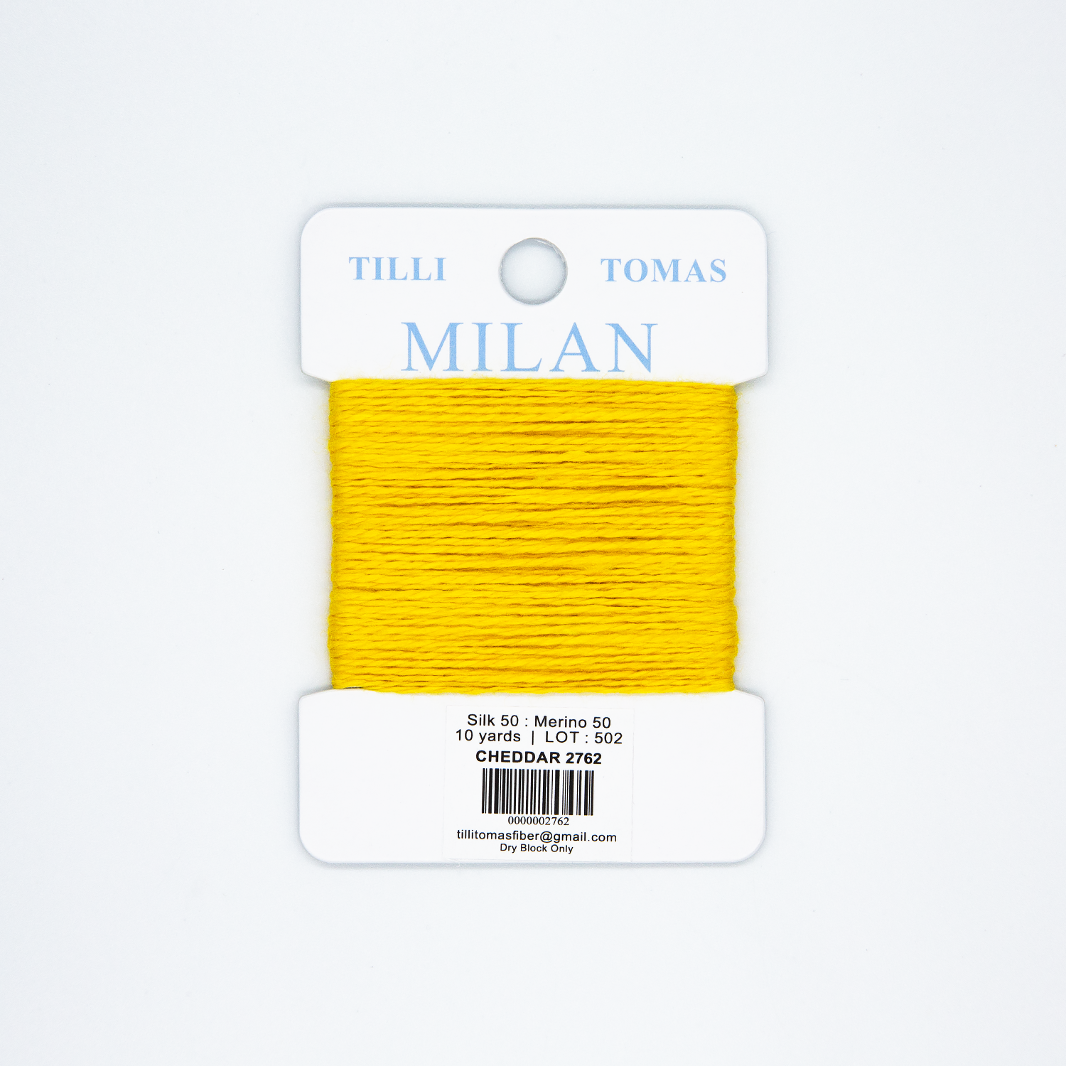 Milan Cards - 2762 Cheddar — silk card for needlepoint, 13 mesh