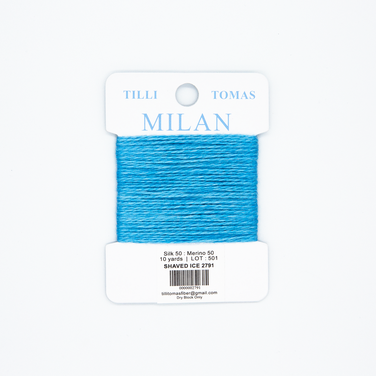 Milan Cards - 2791 Shaved Ice — silk card for needlepoint, 13 mesh