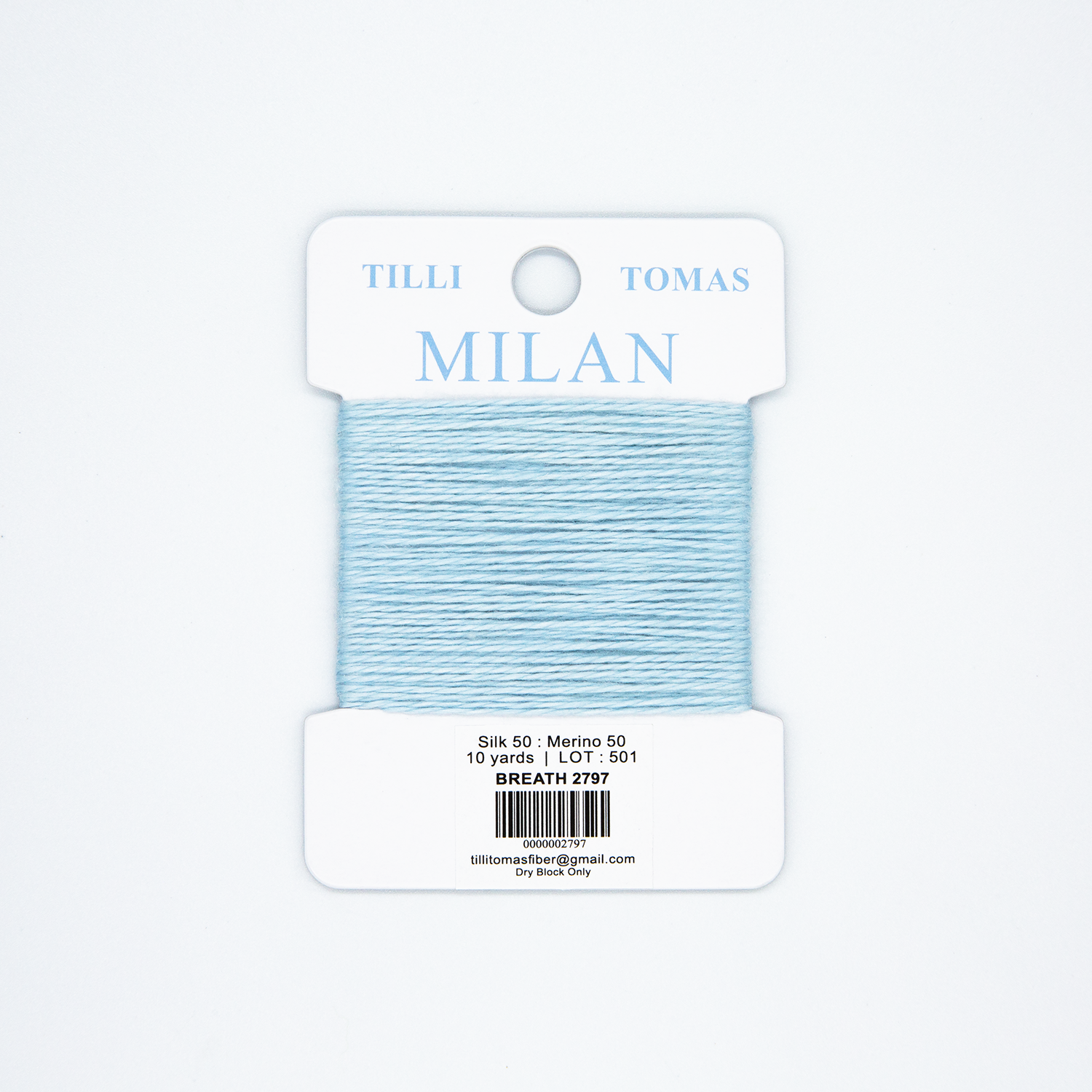 Milan Cards - 2797 Breath — silk card for needlepoint, 13 mesh