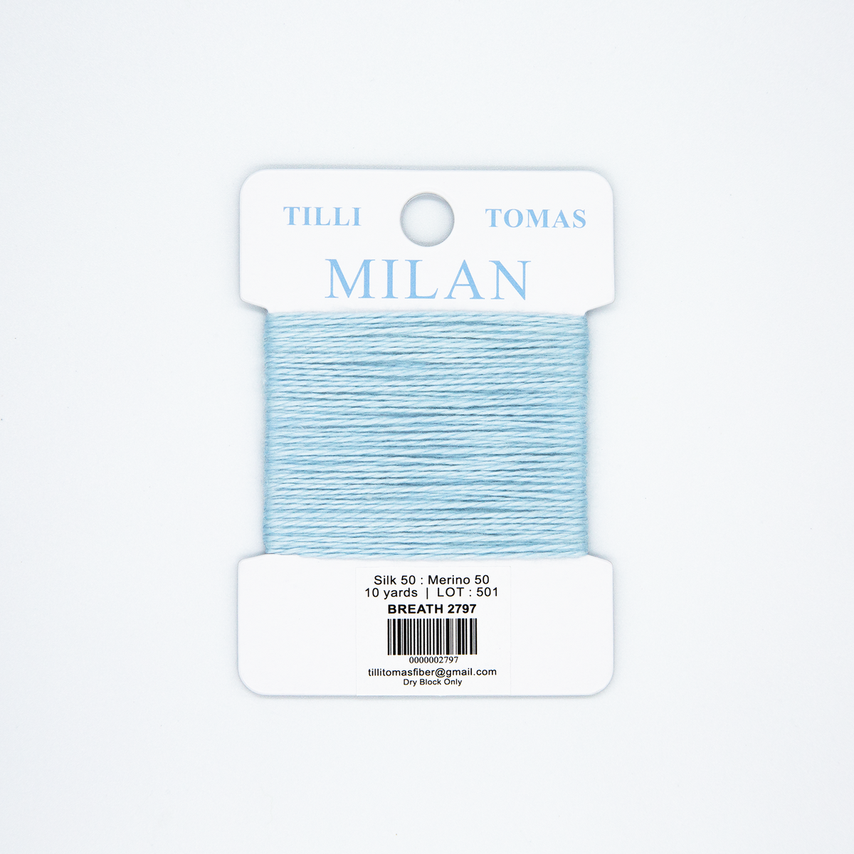 Milan Cards - 2797 Breath — silk card for needlepoint, 13 mesh