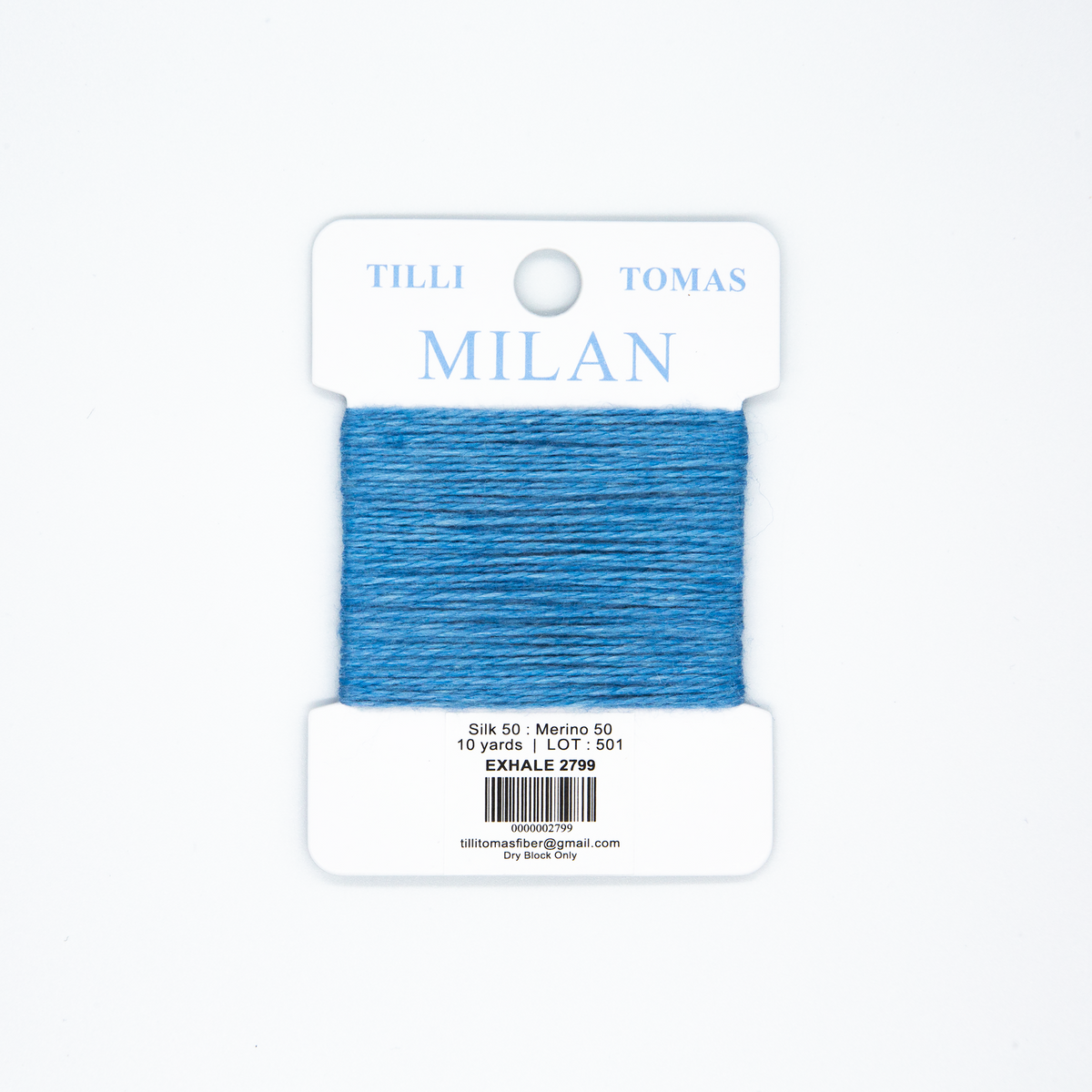 Milan Cards - 2799 Exhale — silk card for needlepoint, 13 mesh