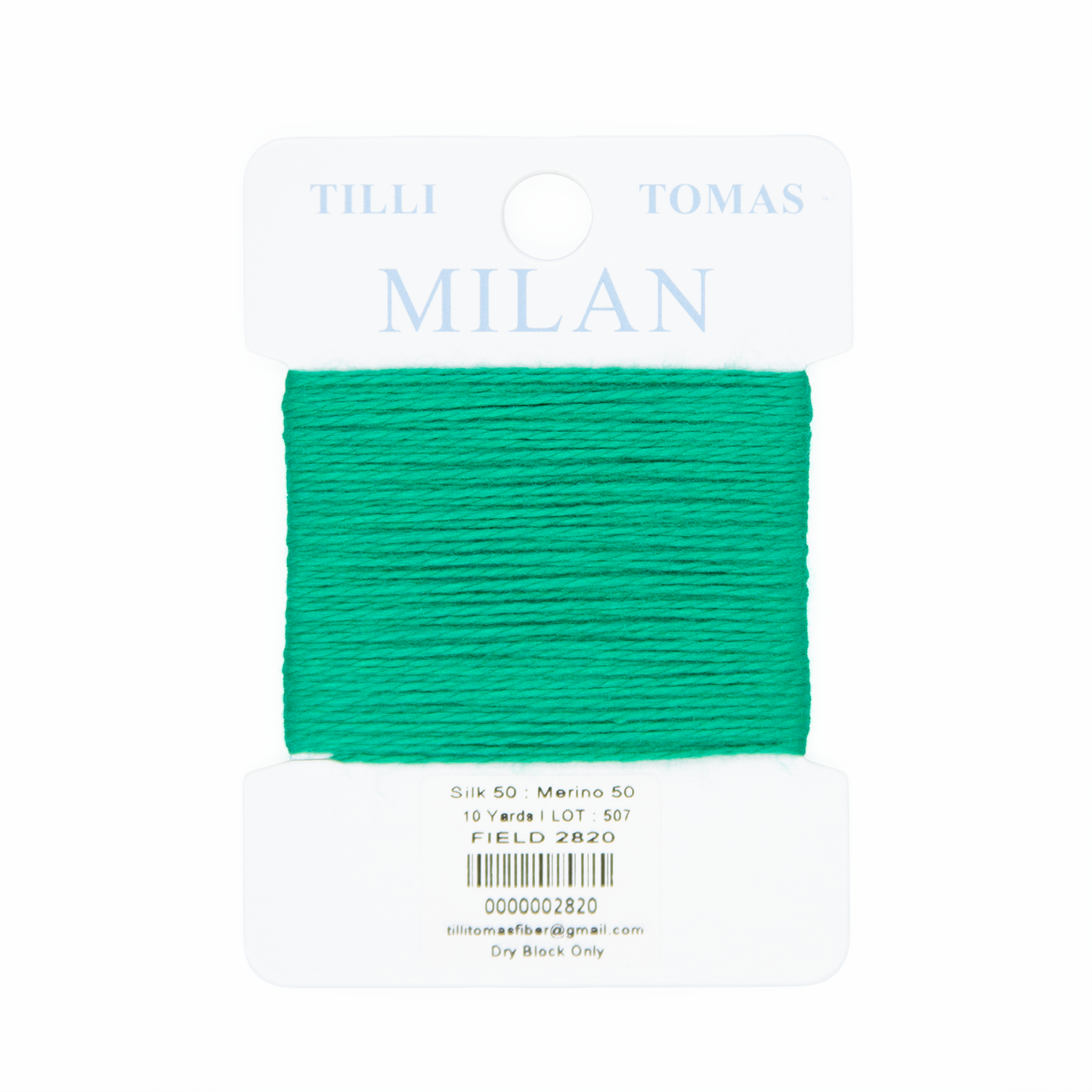Milan Cards - 2820 Field — silk card for needlepoint, 13 mesh