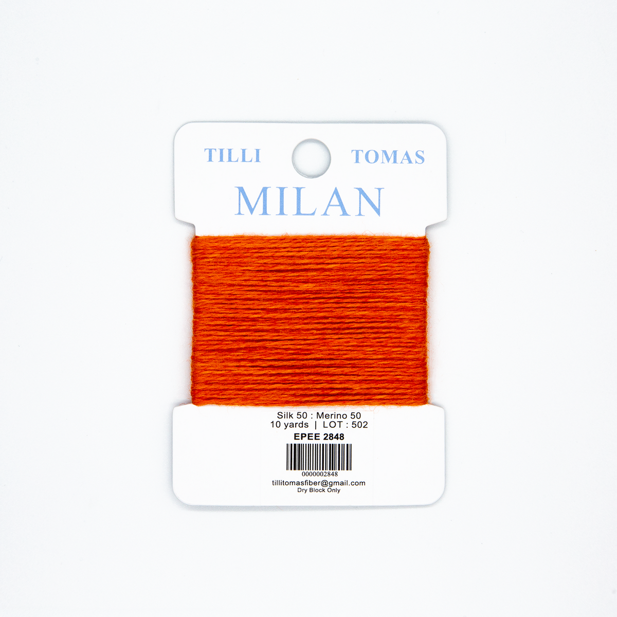 Milan Cards - 2848 Epee — silk card for needlepoint, 13 mesh