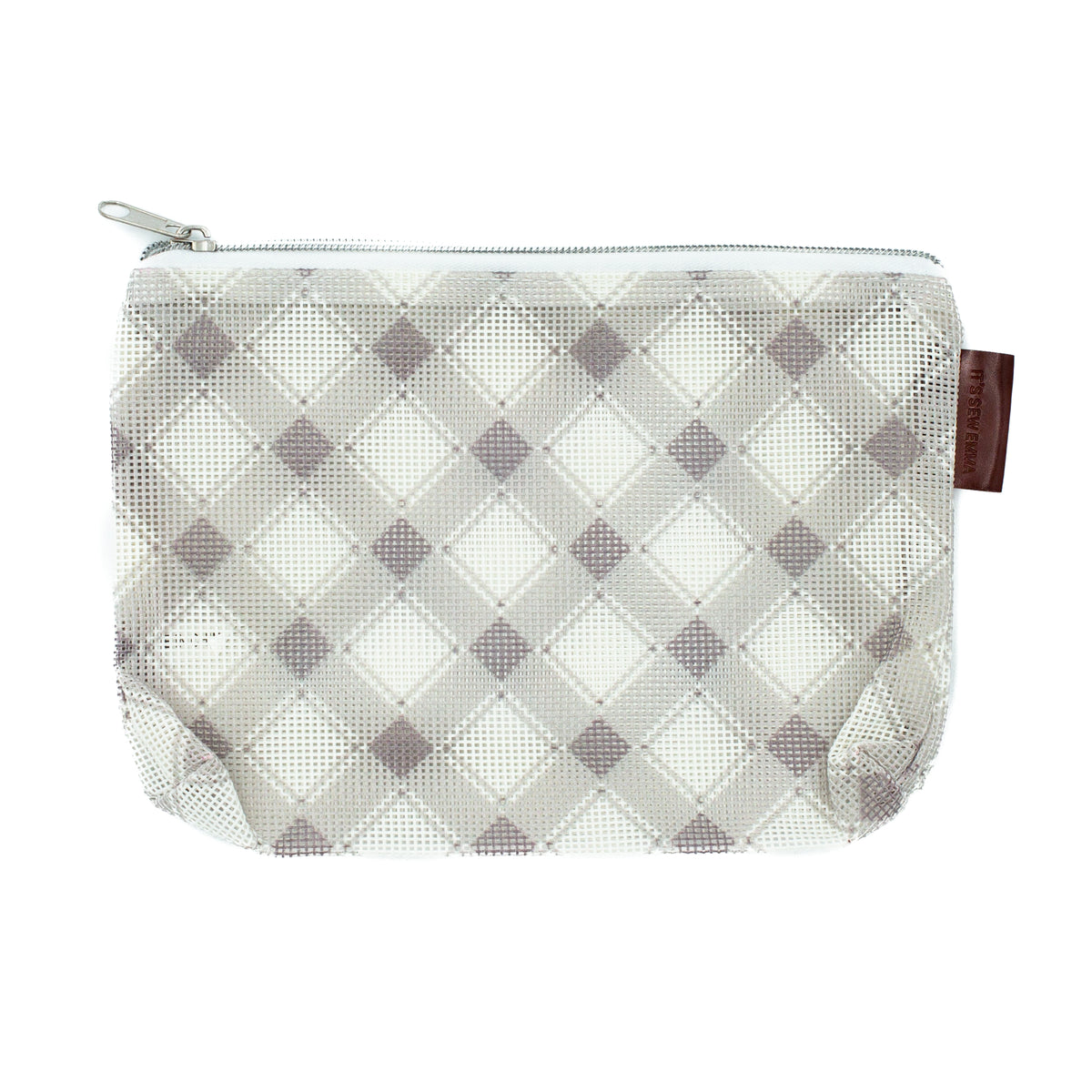 Mini Plaid Project Bag by Yarn Tree — needlepoint accessory from Angel City Stitchery (view 3)