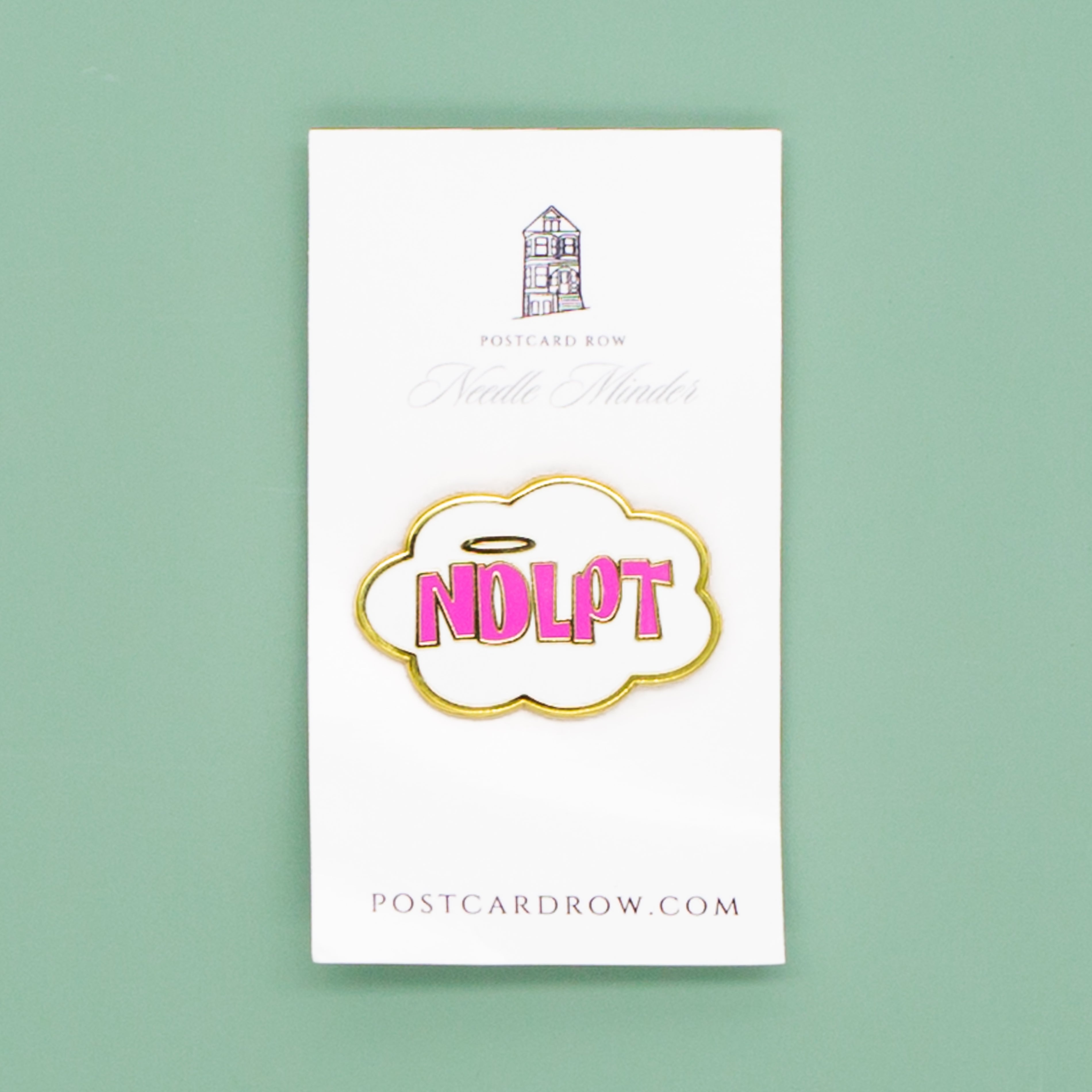 NDLPT Halo Needle Minder by Postcard Row — needlepoint accessory from Angel City Stitchery