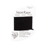 Neon Rays N01 Black — Rainbow Gallery thread for needlepoint, 13 and 18 mesh