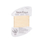 Neon Rays N10 Creme — Rainbow Gallery thread for needlepoint, 13 and 18 mesh