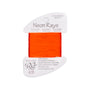 Neon Rays N128 Orange — Rainbow Gallery thread for needlepoint, 13 and 18 mesh