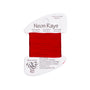 Neon Rays N22 Crimson — Rainbow Gallery thread for needlepoint, 13 and 18 mesh
