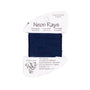 Neon Rays N61 Midnight Blue — Rainbow Gallery thread for needlepoint, 13 and 18 mesh