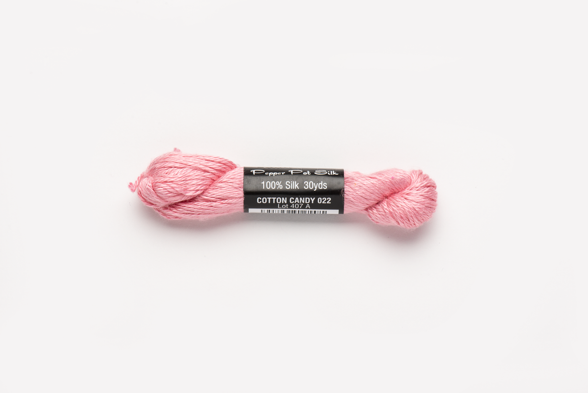 Pepper Pot Silk - 022 Cotton Candy — silk skein for needlepoint, 18 mesh