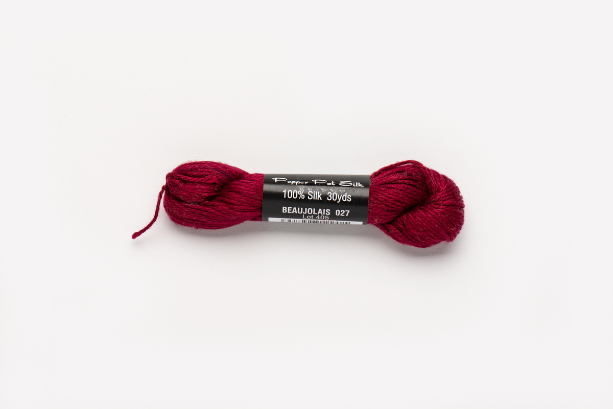 Pepper Pot Silk - 027 Beaujolais — silk skein for needlepoint, 18 mesh