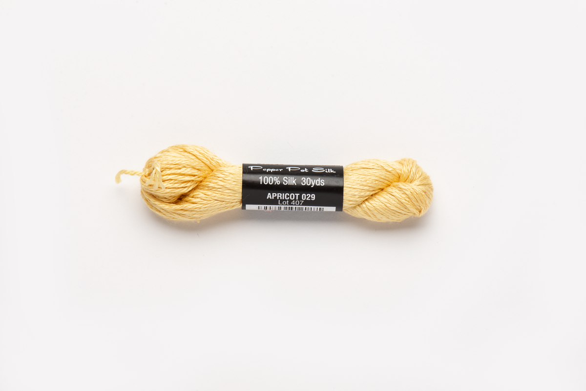 Pepper Pot Silk - 029 Apricot — silk skein for needlepoint, 18 mesh