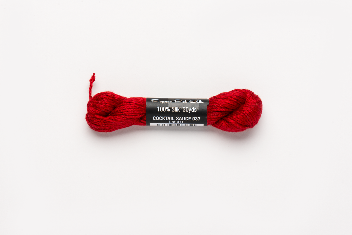Pepper Pot Silk - 037 Cocktail Sauce — silk skein for needlepoint, 18 mesh