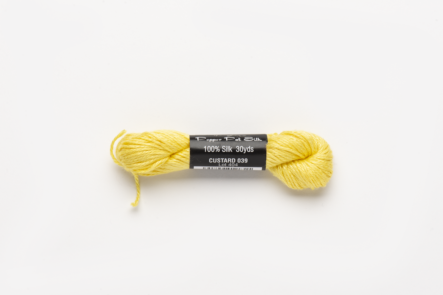 Pepper Pot Silk - 039 Custard — silk skein for needlepoint, 18 mesh