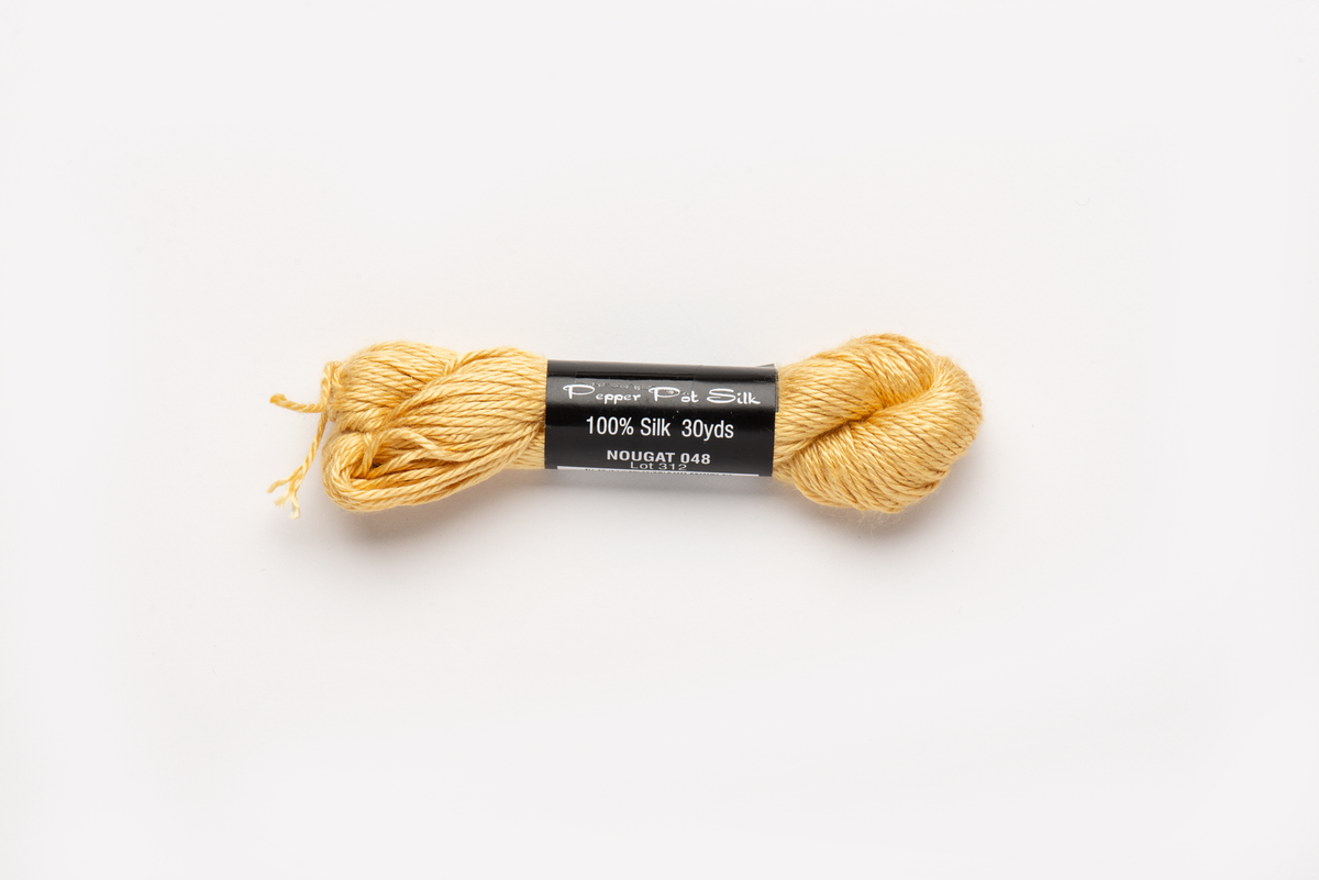 Pepper Pot Silk - 048 Nougat — silk skein for needlepoint, 18 mesh