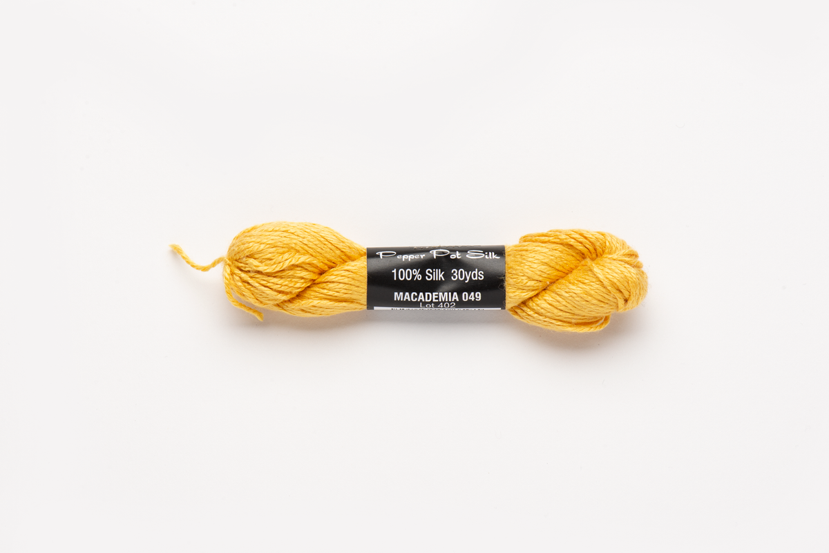 Pepper Pot Silk - 049 Macademia — silk skein for needlepoint, 18 mesh