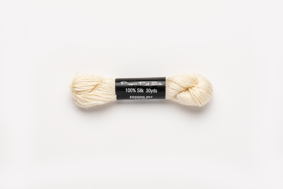 Pepper Pot Silk - 057 Eggnog — silk skein for needlepoint, 18 mesh