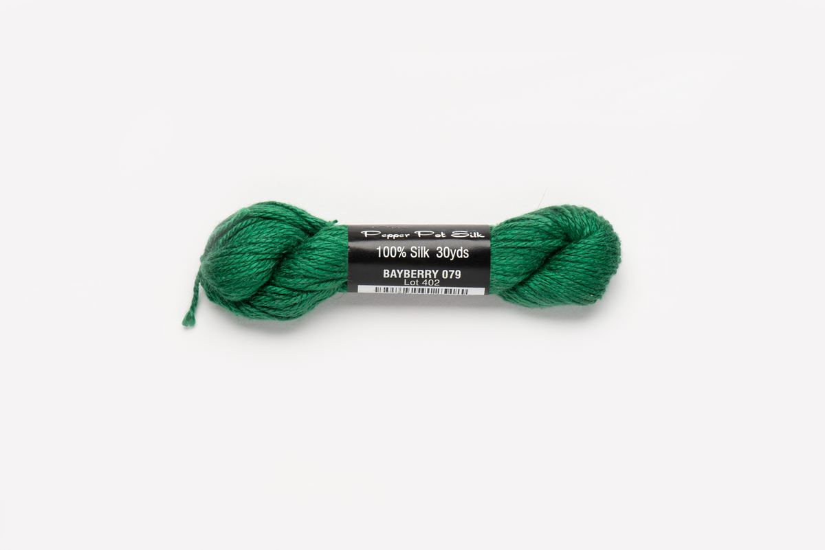 Pepper Pot Silk - 079 Bayberry — silk skein for needlepoint, 18 mesh