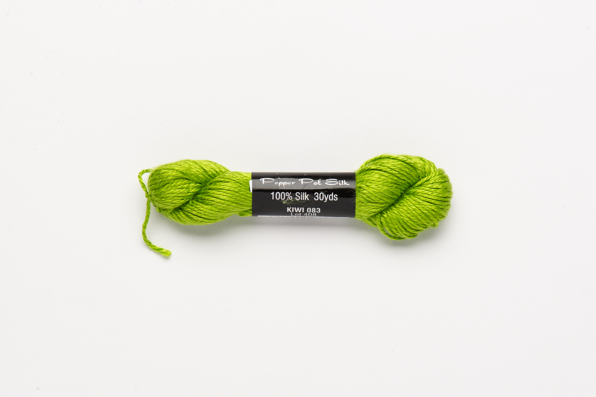 Pepper Pot Silk - 083 Kiwi — silk skein for needlepoint, 18 mesh