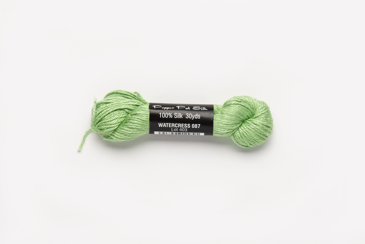 Pepper Pot Silk - 087 Watercress — silk skein for needlepoint, 18 mesh