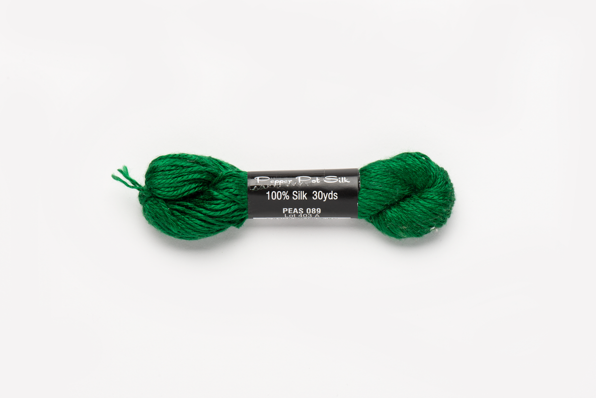 Pepper Pot Silk - 089 Peas — silk skein for needlepoint, 18 mesh
