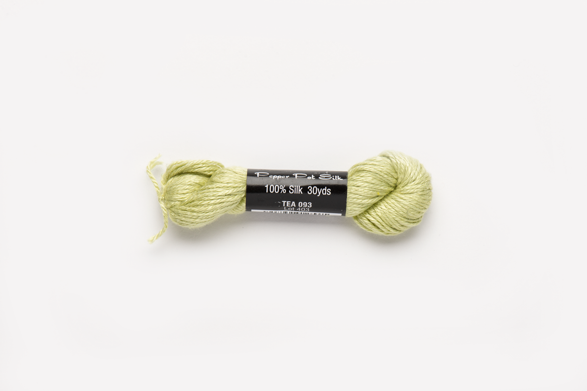 Pepper Pot Silk - 093 Tea — silk skein for needlepoint, 18 mesh