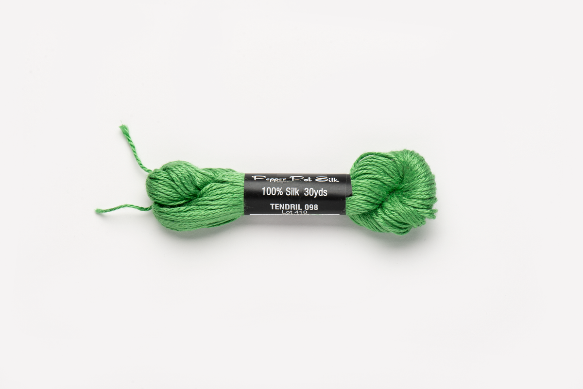 Pepper Pot Silk - 098 Tendril — silk skein for needlepoint, 18 mesh