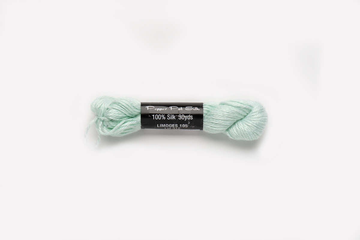 Pepper Pot Silk - 105 Limoges — silk skein for needlepoint, 18 mesh